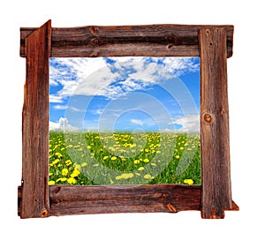 Old wood frames Spring