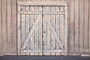 Old wood gate