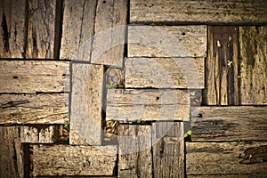 Old Wood Ground Floor Background Texture Pattern