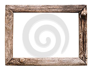 Old wood picture frame