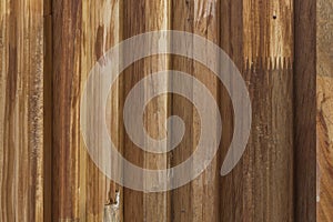 Old wood plank brown texture background.