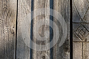 Old wood plank texture background in the midday sun