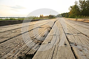 Old Wood Plank Texture with Rustic Details