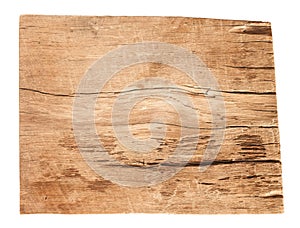 Old wood planks textures isolated on white background