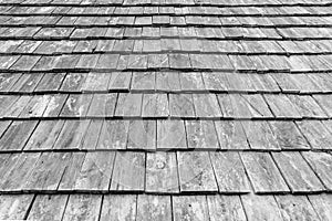 Old wood roofing pattern