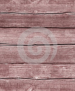 Old wood texture background. Horizontal wood planks. Toned