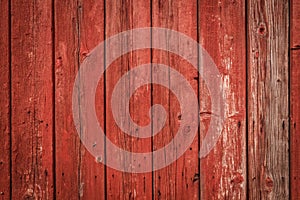 Old wood textured red color background photo