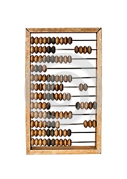 Old wooden abacus