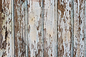 Old wooden background with traces of grunge paint