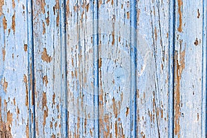 Old wooden background with traces of grunge paint