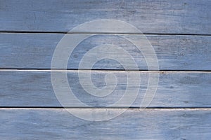 Old wooden background. Wood texture with a shabby blue paint.