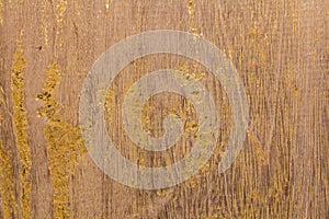 Old wooden background with yellow