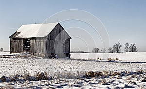 Old wooden barn