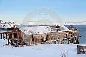 Old wooden barn