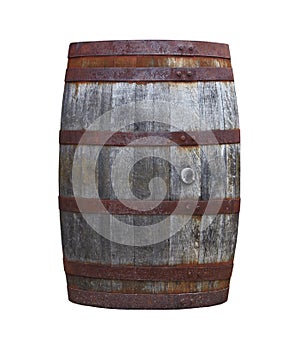 Old Wooden Barrel