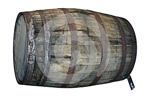 Old Wooden Barrel