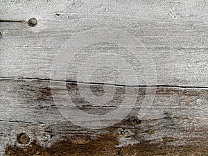 Old wooden boards under snow frosthoar with a blank space for text. Beautiful horizontal background for winter design