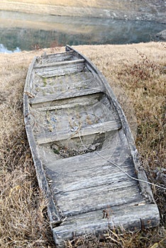 Old wooden boat