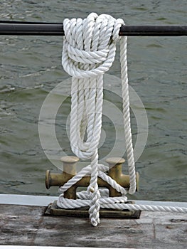 Old wooden boat details