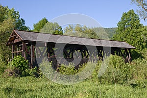 Old wooden bridge, Slovakia