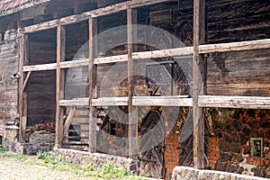 Old wooden buildings of the 18th century