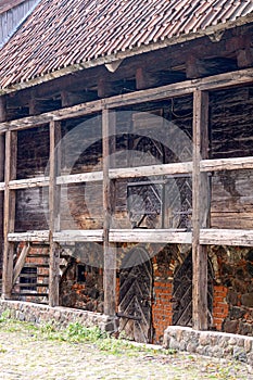 Old wooden buildings of the 18th century