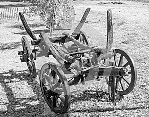 Old wooden cart