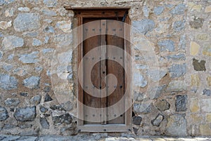 Old Wooden Castle Door, Khasab Castle