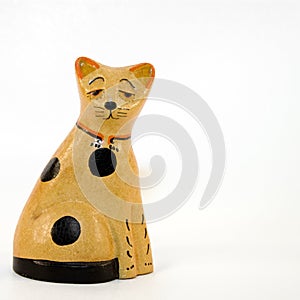 Old Wooden Cat