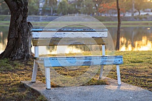 Old wooden chairs