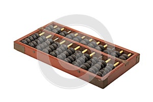 Old wooden chinese abacus