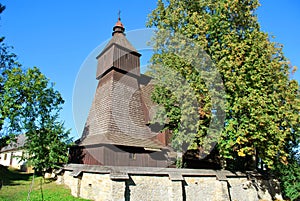 Starý drevený kostol v Hervartove