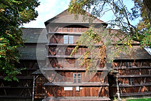 The old wooden church in Hronsek