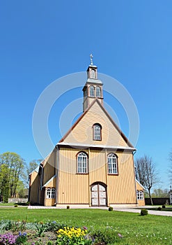 Old wooden church , Lithuania photo