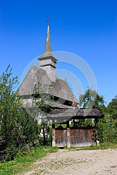 Old wooden church in Salistea de Sus, Maramures