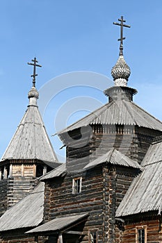 Old wooden church in Suzdal