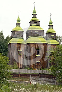 Old wooden church in the Ukrainian Village.