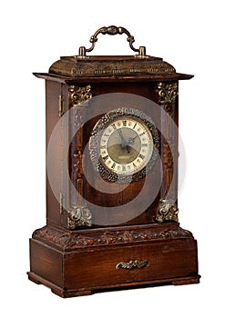 Old wooden clock