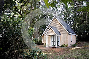 Old wooden country church