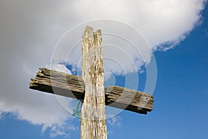 Old wooden cross