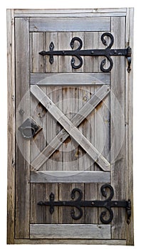 Old wooden door