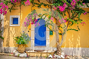 Old wooden door