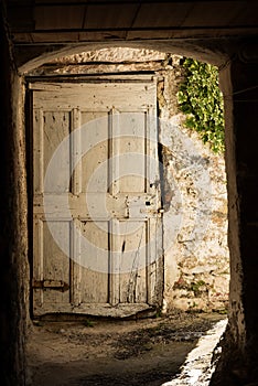 Old Wooden Door - Country House Tuscany Italy