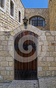 Old wooden door, Safed, Israel