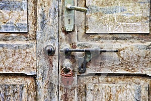 Old wooden door at Stone Town