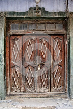 Old wooden door at Stone Town