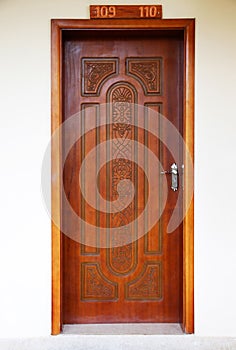 Old wooden door at Stone Town