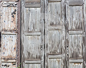 Old wooden doors, textures