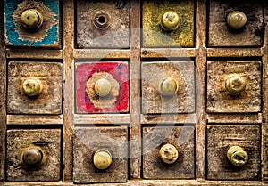 Old Wooden Drawers