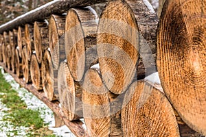 old wooden fence